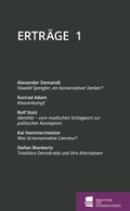 Cover: Ertr&auml;ge - F&ouml;rderstiftung Konservative Bildung und Forschung