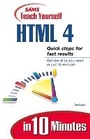 Cover: Sams Teach Yourself HTML in 10 Minutes - Sams Publishing