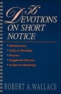 Cover: 56 Devotions on Short Notice - Abingdon Press