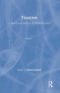 Cover: Taxation Crit Perspectives V1 - Routledge