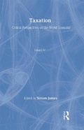 Cover: Taxation Crit Perspectives V4 - Routledge