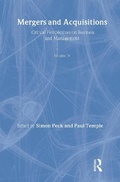 Cover: Mergers & Acquis Crit Persp V4 - Routledge