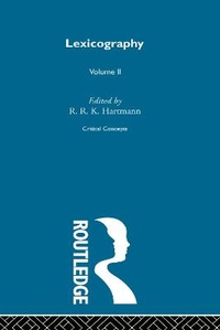 Abbildung von: Lexicography Crit Concepts V2 - Routledge