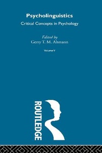 Abbildung von: Psycholinguist Crit Concept V5 - Routledge