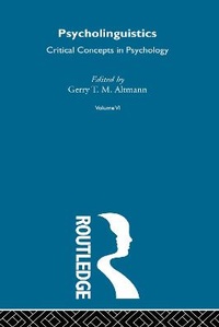 Abbildung von: Psycholinguist Crit Concept V6 - Routledge