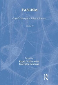 Abbildung von: Fascism Crit Concepts Pol V4 - Routledge