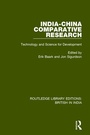 Cover: India-China Comparative Research - Routledge
