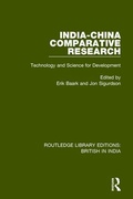 Cover: India-China Comparative Research - Routledge