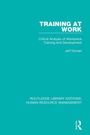 Cover: Training at Work - Routledge