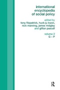 Cover: International Encyclopedia of Social Policy - Routledge