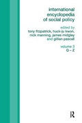 Cover: International Encyclopedia of Social Policy - Routledge