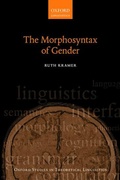 Cover: The Morphosyntax of Gender - Oxford University Press
