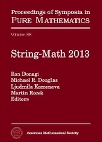 Enlarge image Cover: String-Math 2013 - American Mathematical Society