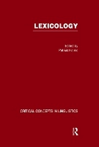 Abbildung von: Lexicology:Crit Con Linguis Vo - Routledge