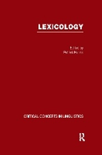 Abbildung von: Lexicology:Crit Con Linguis Vo - Routledge