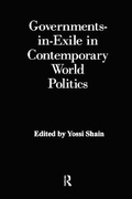 Cover: Governments-in-exile in Contemporary World Politics - Routledge
