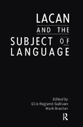 Cover: Lacan and the Subject of Language - Routledge