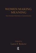 Cover: Women Making Meaning - Routledge