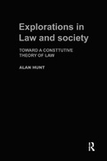 Cover: Explorations in Law and Society - Routledge
