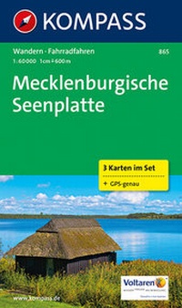Abbildung von: Mecklenburgische Seenplatte - KOMPASS-Karten