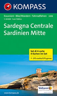 Abbildung von: Sardegna Centrale - Sardinien Mitte - KOMPASS-Karten