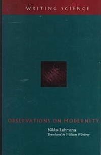 Enlarge image Cover: Observations on Modernity - Stanford University Press