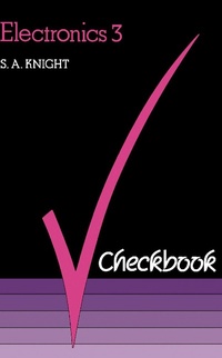Enlarge image Cover: Electronics 3 Checkbook - Elsevier
