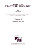 Cover: Advances in Fracture Research - Elsevier