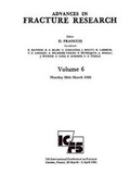 Cover: Advances in Fracture Research: 5th, 1981 - Pergamon