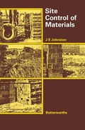 Cover: Site Control of Materials - Butterworth-Heinemann