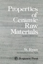 Cover: Properties of Ceramic Raw Materials - Elsevier