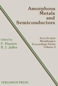 Cover: Amorphous Metals and Semiconductors - Elsevier