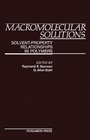 Cover: Macromolecular Solutions - Elsevier