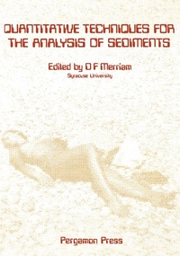 Enlarge image Cover: Quantitative Techniques for the Analysis of Sediments - Elsevier