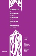Cover: Advances in Research on the Strength and Fracture of Materials - Elsevier