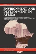 Cover: Environment and Development in Africa - Elsevier