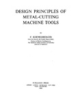 Cover: Design Principles of Metal-Cutting Machine Tools - Elsevier