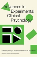 Cover: Advances in Experimental Clinical Psychology - Elsevier