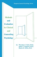 Cover: Methods and Evaluation in Clinical and Counseling Psychology - Elsevier