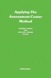 Enlarge image Cover: Applying the Assessment Center Method - Elsevier