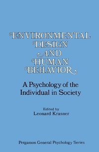Enlarge image Cover: Environmental Design and Human Behavior - Elsevier