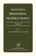 Cover: Advances in Behavioral Pharmacology - Academic Press