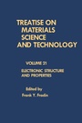 Cover: Electronic Structure and Properties - Academic Press