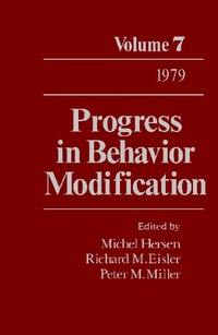 Enlarge image Cover: Progress in Behavior Modification - Academic Press