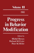 Cover: Progress in Behavior Modification - Academic Press