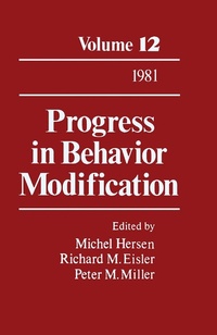 Enlarge image Cover: Progress in Behavior Modification - Academic Press