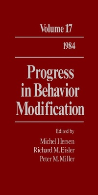 Enlarge image Cover: Progress in Behavior Modification - Academic Press