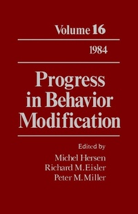 Enlarge image Cover: Progress in Behavior Modification - Academic Press