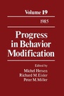 Cover: Progress in Behavior Modification - Academic Press