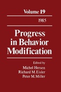 Cover: Progress in Behavior Modification - Academic Press